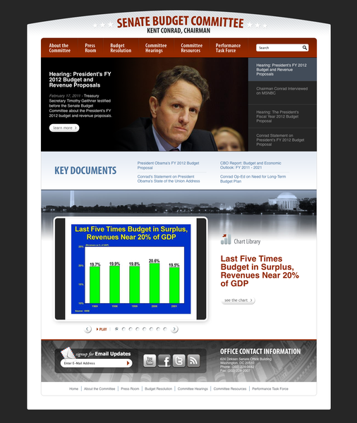 Featured Site - Senate Budget Committee