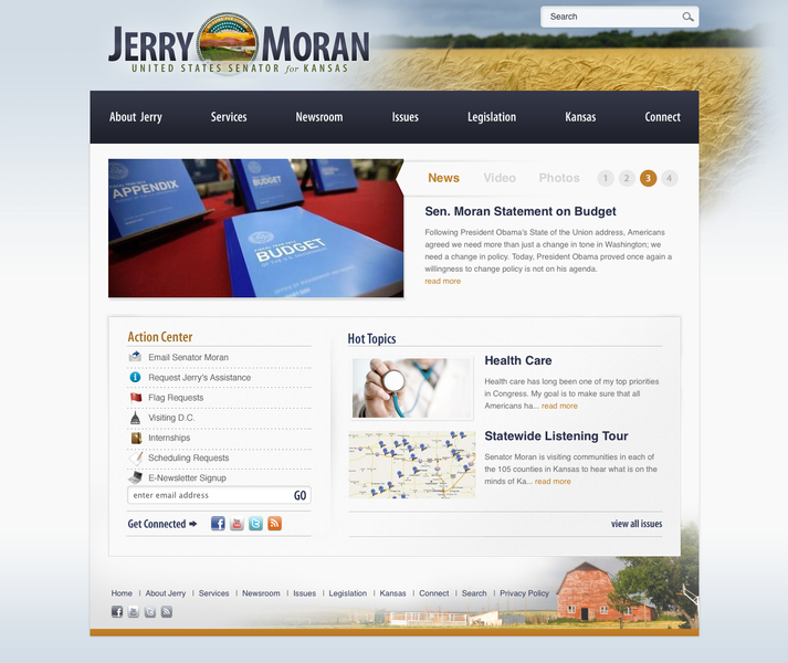 Featured Site - Senator Jerry Moran