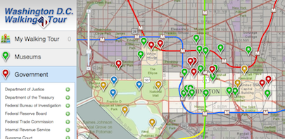 DC Tour Map